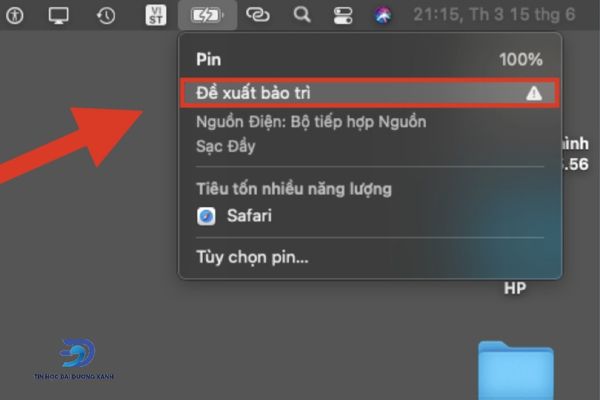 Cách kiểm tra pin trên Macbook