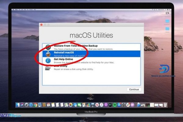 Cài đặt lại Mac OS