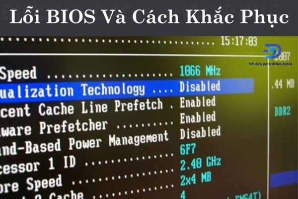 Laptop Dell không lên màn hình do bị lỗi BIOS