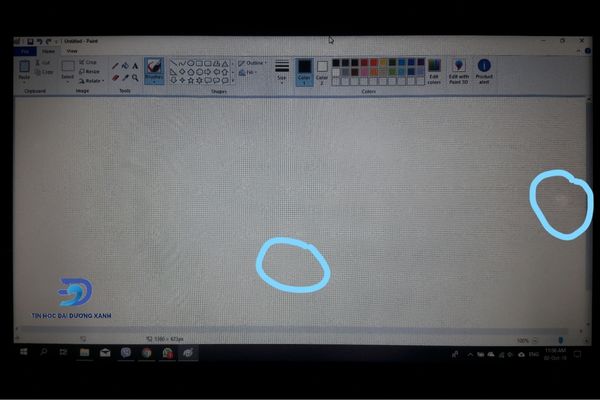 Lỗi đốm trắng trên màn hình laptop có được bảo hành hay không?
