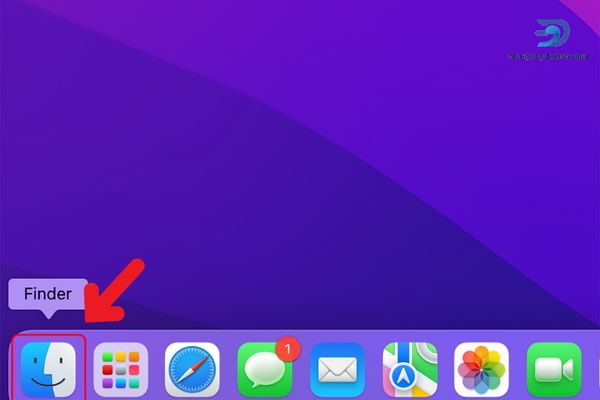Mở ứng dụng Finder