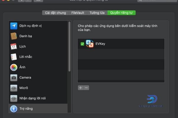 Sử dụng bộ gõ EVkey trên Macbook