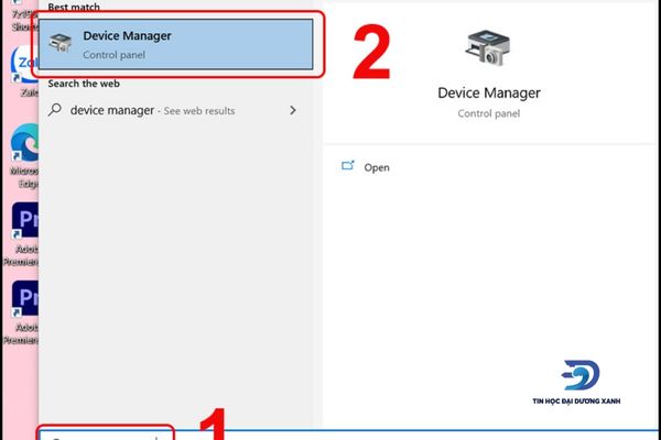 Tìm và mở Device Manager trên máy tính