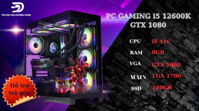 PC GAMING i5 12600K GTX 1080 có giá 19.650.000 triệu đồng