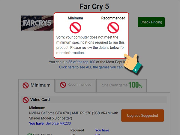 Các bước kiểm tra cấu hình máy để chơi tựa game Far Cry 5