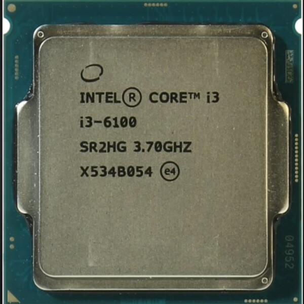 CPU Intel Core i3 6100 Like New 1
