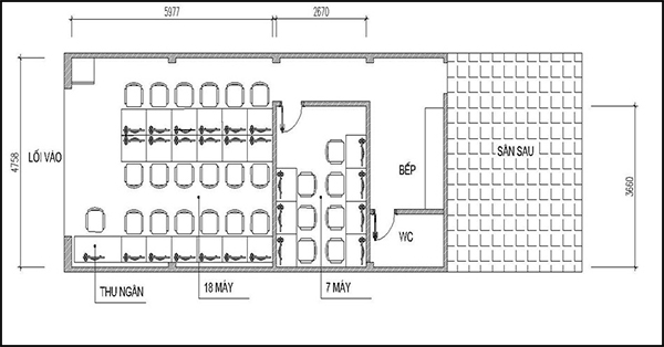 Lên sơ đồ phòng net chi tiết trước khi thi công lắp đặt