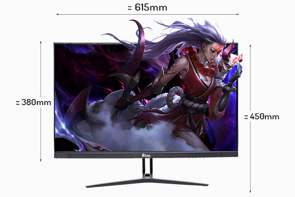 Màn hình phòng net 27 inch ATAS 2K loại bỏ hoàn toàn các vấn đề nháy máy