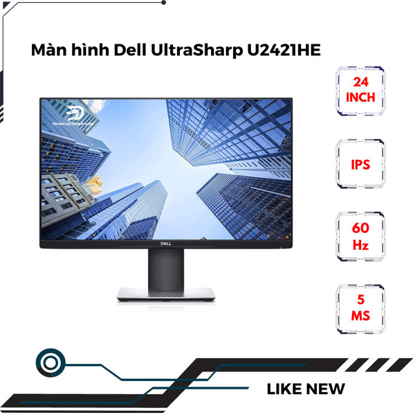 Màn hình Dell UltraSharp U2421HE cũ chính hãng