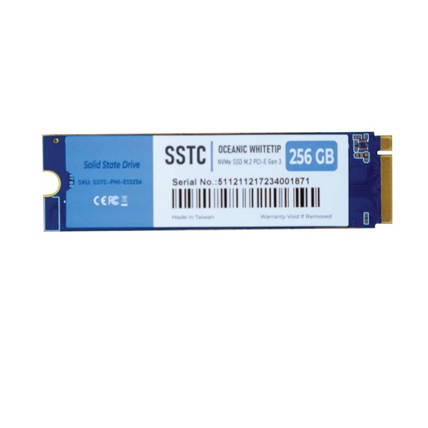 Ổ cứng SSD SSTC 256GB Oceanic Whitetip NVMe M2 PCI-e Gen 3 chính hãng