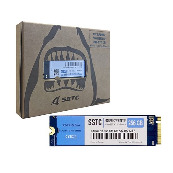 Ổ cứng SSD SSTC 256GB Oceanic Whitetip NVMe M2 PCI-e Gen 3 - 4