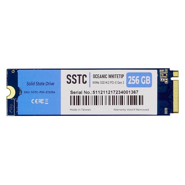 Ổ cứng SSD SSTC 256GB Oceanic Whitetip NVMe M2 PCI-e Gen 3 - 5