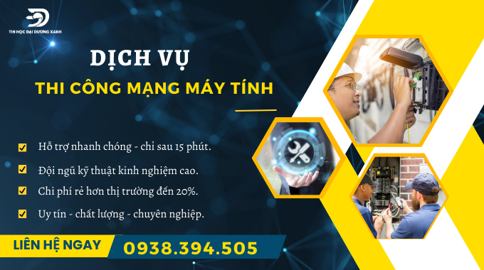 Dịch vụ thi công mạng máy tính