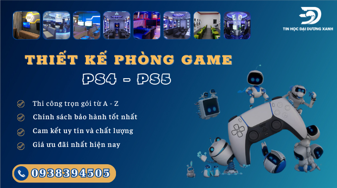 Dịch vụ thiết kế phòng game PS4 trọn gói