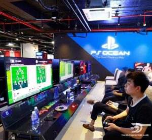 thiết kế phòng game ps4 cổ điển
