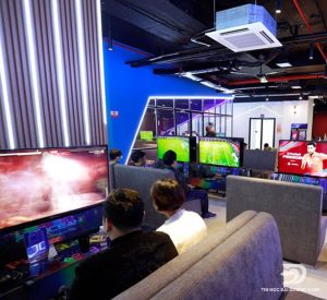 thiết kế phòng game ps4 gần gũi