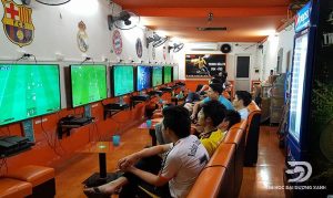 thiết kế phòng game ps4 gọn gàng