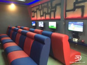 thiết kế phòng game ps4 nghệ thuật