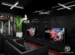 thiết kế phòng game ps4 xịn xò