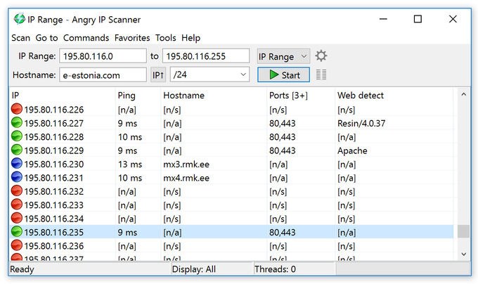 Angry IP Scanner -  Phần mềm quản lý wifi cho laptop và PC