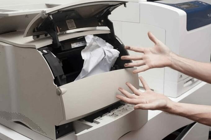 Chất lượng giấy in kém là nguyên nhân gây kẹt giấy