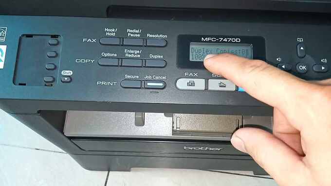 Hướng dẫn sử dụng chế độ Fax của máy in Brother