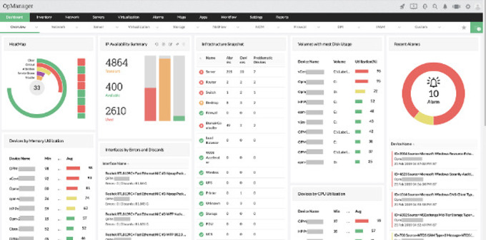 Phần mềm quản trị mạng ManageEngine OpManager