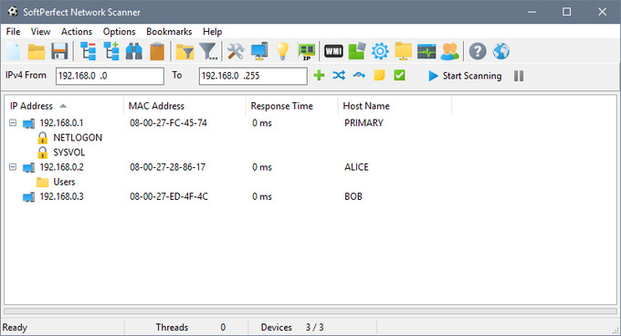SoftPerfect Network Scanner: Phần mềm chặn truy cập wifi trên PC